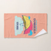 俺のダンブレラを捕まえたほうがいいかわいらしバカ バスタオルセット (ハンドタオル)