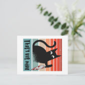 俺のナイフを持ったイノセント・キャット ポストカード (スタンド正面)