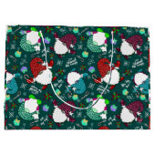 俺のノミーは？クリスマス格言ホリデーグリーン ラージペーパーバッグ (裏面)