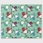 俺のノミーは？シーフォームグリーンホリデイ格言 ラッピングペーパー (フラット)