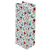 俺のノミーは？休日格言オンホワイト ワインギフトバッグ (正面アングル)