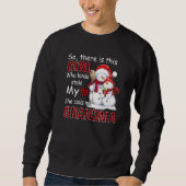 俺のハートを盗んだやつがいるんだ スウェットシャツ (正面)