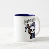 俺のバイブを殺すな！かわいい死神プン ツートーンマグカップ (正面右)