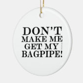 俺のバグパイプを取らせるな セラミックオーナメント (左)