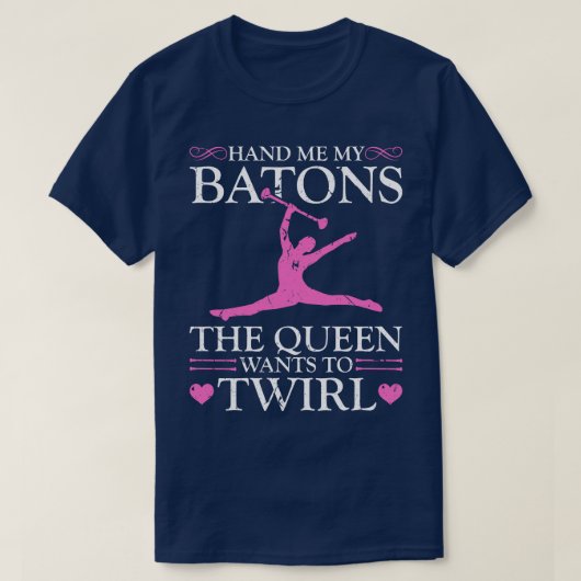 俺のバトンの回転を手に入れる Tシャツ (デザイン正面)