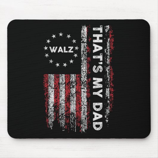 俺のパパだ!Harris W 2024大統領選挙 マウスパッド (正面)
