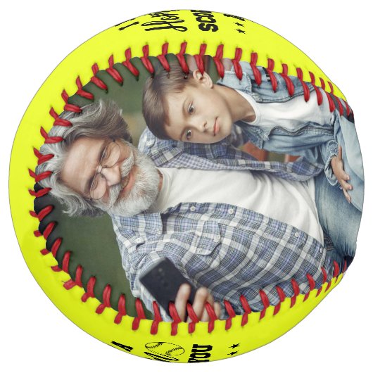 俺のパパ |フォトカスタムー ソフトボール (正面左)