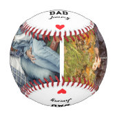 俺のパパ |フォトカスタムー 野球ボール (正面)