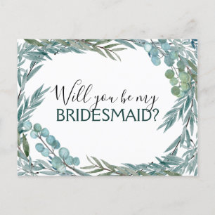 俺のブライドメイド・ユーカリの緑か 案内ポストカード