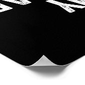 俺のボード、大丈夫？冗談混じりのヴィンテージ スケートボード ポスター (角)