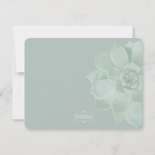 俺のメイド・オブ・オーナー（花嫁付き添い人）結婚か 招待状 (裏面)