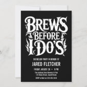 俺のロックンロール独身最後の祭り 招待状 (正面)