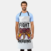 俺の世界でドラゴンと戦う エプロン (着用した状態)