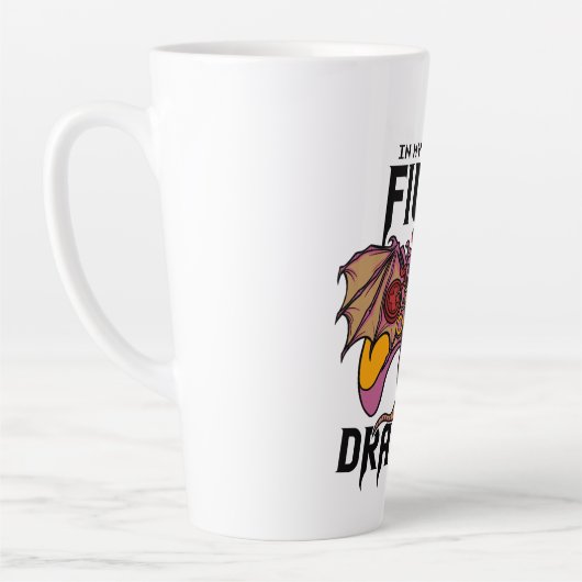 俺の世界でドラゴンと戦う カフェラテマグ (左)