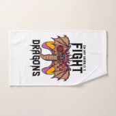 俺の世界でドラゴンと戦う ハンドタオル (ハンドタオル)