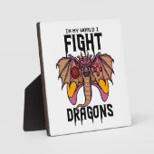 俺の世界でドラゴンと戦う フォトプラーク (正面)