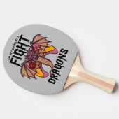 俺の世界でドラゴンと戦う 卓球ラケット (横)