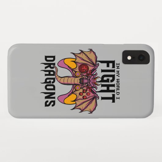 俺の世界でドラゴンと戦う Case-Mate iPhoneケース (裏面(横))