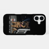 俺の中にいるあの犬、面白いジャーマンシェパードのミーム iPhone 16ケース (裏面横)