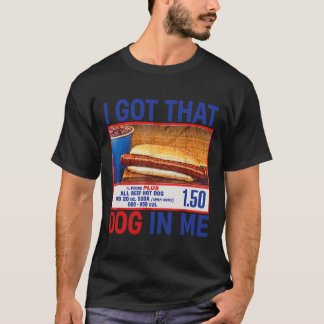 俺の中にいるあの犬 面白いホットドッグの組み合わせ 7月4日 Tシャツ