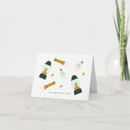 俺の人生のバレンタインデーをライトアップしろ サンキューカード