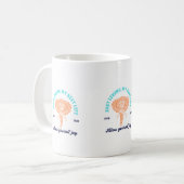 俺の人生を最高の生き感動的てるユニーク。 コーヒーマグカップ (正面左)