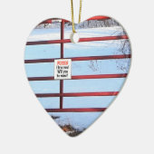 俺の仲間になってくれるか?ファームゲートバレンタイン セラミックオーナメント (左)