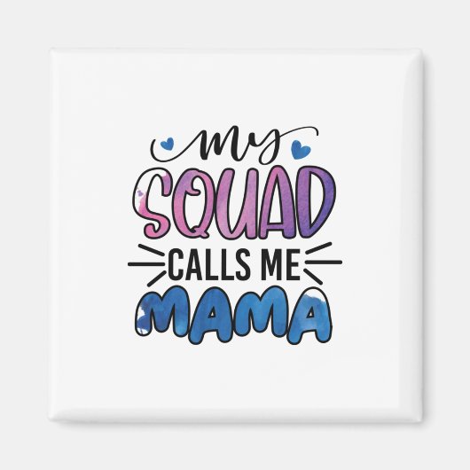 俺の分隊がママを呼ぶ母ギフト マグネット (正面)