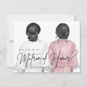 俺の名誉のマトロンになってくれるか？女子のローブInv 招待状 (正面)