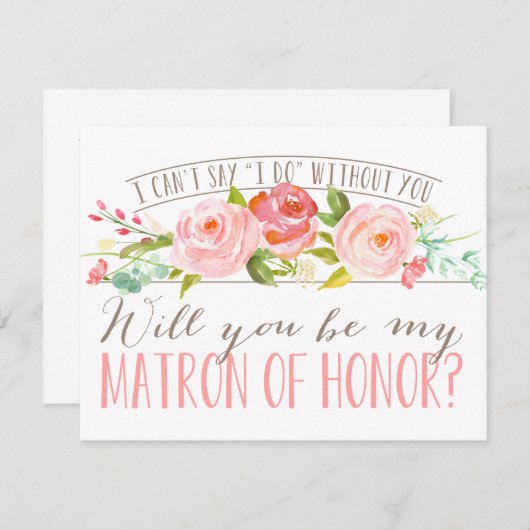 俺の名誉の末裔か |花嫁メイド 招待状 (正面/裏面)