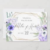 俺の名誉の母はバイオレット・アネモネスだ 招待状 (正面)