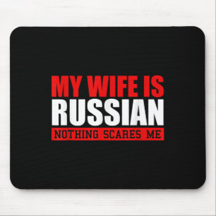 俺の妻は何も怖ロシアのくない!おもしろいH マウスパッド