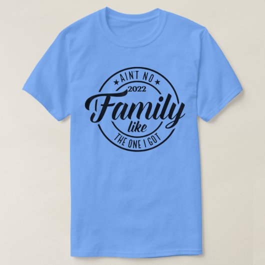 俺の家族みたいな得家族おもしろいは Tシャツ (デザイン正面)