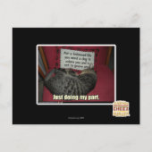 俺の役目を果たしただけだ。 ポストカード (正面)