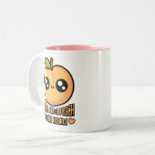 俺の得ハートだ！キュートピーチプン ツートーンマグカップ (正面左)