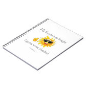 俺の未来は明るいぞ衣服の影だ! ノートブック (左側)