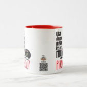 俺の枕じゃないってどういうこと？ ツートーンマグカップ (中央)