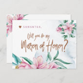 俺の栄誉の宝庫の花嫁付き添い師になってくれないか ポストカード (正面/裏面)