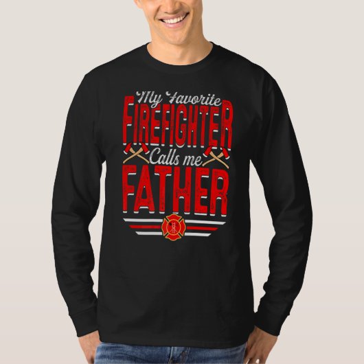俺の消防士お気に入りのは俺をフィレフ神父と呼ぶ Tシャツ (正面)