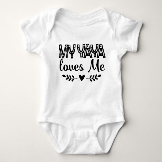 俺の矢谷は俺を愛してる ベビーボディスーツ (正面)
