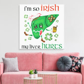 俺の肝臓はアイリッシュだ キャンバスプリント (インサイチュ (リビング))