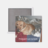 俺の背中を持得ってる！ マグネット (正面/裏面)