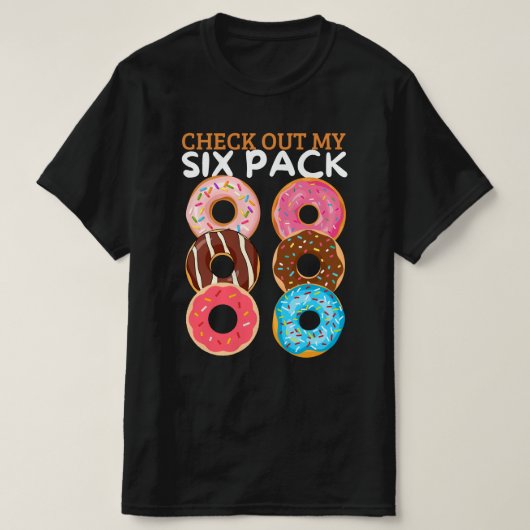 俺の腹筋Tシャツ、ドーナツTシャツ、皮肉屋さん御用達 Tシャツ (デザイン正面)
