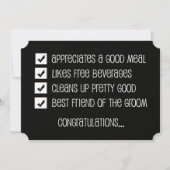 俺の花婿介添人かおもしろい 招待状 (正面)