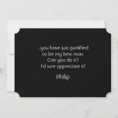 俺の花婿介添人かおもしろい 招待状 (裏面)