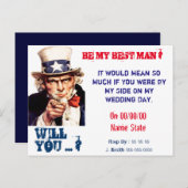 俺の花婿介添人か インビテーションポストカード (正面/裏面)