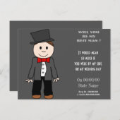 俺の花婿介添人か？俺の仲間達だ インビテーションポストカード (正面/裏面)