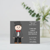 俺の花婿介添人か？俺の仲間達だ インビテーションポストカード (スタンド正面)