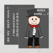 俺の花婿介添人か？俺の股間か インビテーションポストカード (正面/裏面)