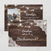 俺の花嫁になってくれるか？写真付き 招待状 (正面/裏面)